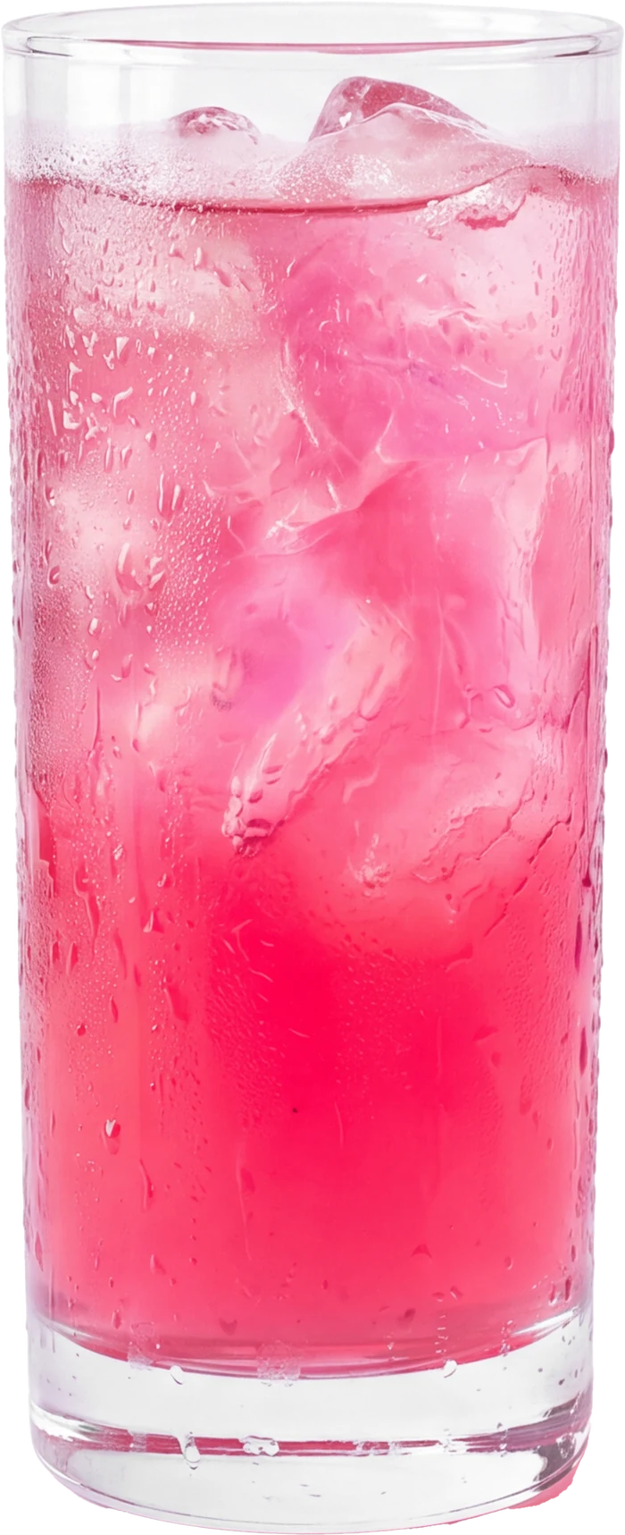 A tall glass of Desert Drip over ice